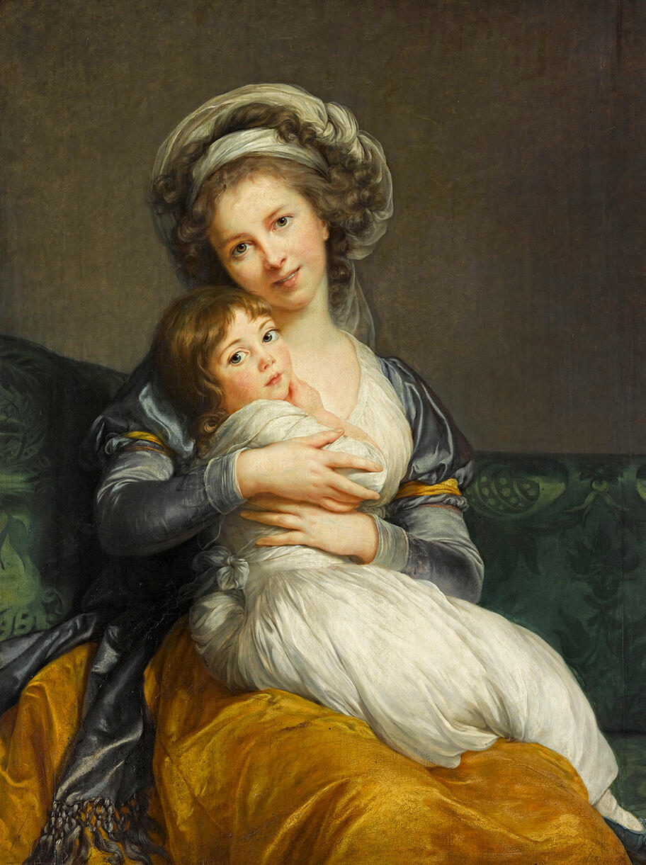 Madame Vigée Le Brun and Her Daughter